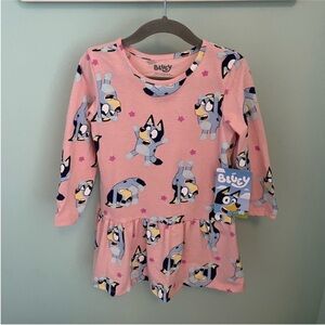 Bluey Long Sleeve Dress